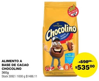Atomo Conviene ALIMENTO A BASE DE CACAO CHOCOLINO 360g oferta