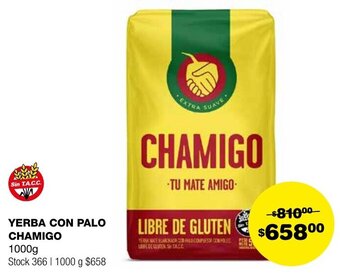 Atomo Conviene YERBA CON PALO CHAMIGO 1000g oferta