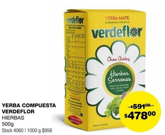 Atomo Conviene YERBA COMPUESTA VERDEFLOR HIERBAS 500g oferta