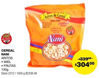 Atomo Conviene CEREAL NANI 130g oferta