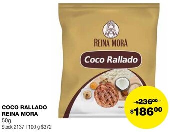 Atomo Conviene COCO RALLADO REINA MORA 50g oferta