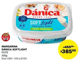 Atomo Conviene MARGARINA DÁNICA SOFTLIGHT POTE 200g oferta