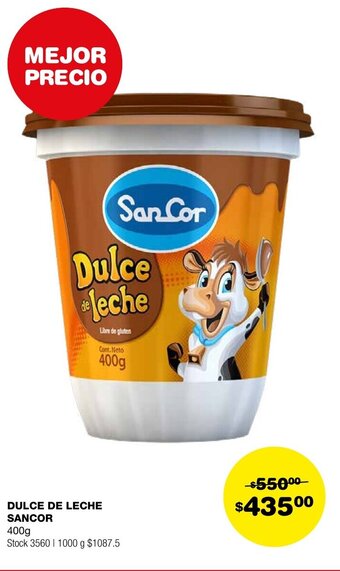 Atomo Conviene DULCE DE LECHE SANCOR 400g oferta