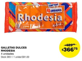 Atomo Conviene GALLETAS DULCES RHODESIA 4 unidades oferta