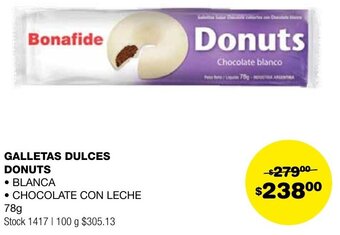Atomo Conviene GALLETAS DULCES DONUTS 78g oferta