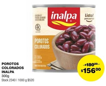 Atomo Conviene POROTOS COLORADOS inalpa 300g oferta