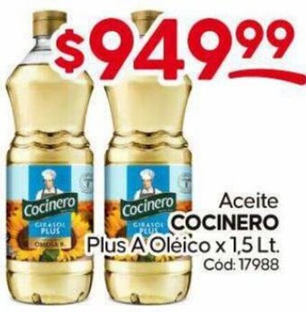 Diarco Aceite COCINERO Plus A Oléico x 1,5 Lt. oferta