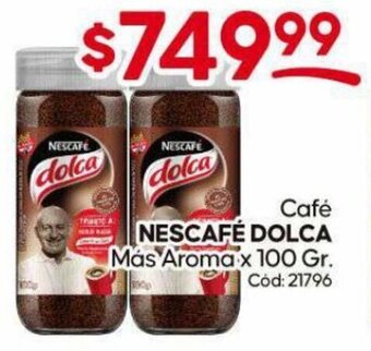 Diarco Café NESCAFÉ DOLCA Más Aroma x 100 Gr. oferta