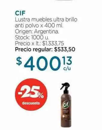 Farmacity Cif oferta