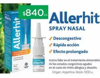 Farmacity Allerhit spray nasal oferta