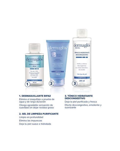 Punto de Salud Kit doble limpieza facial dermaglós piel normal oferta
