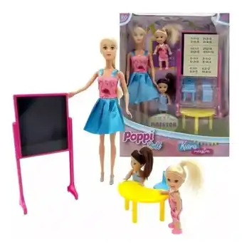 Creciendo Kiara maestra con accesorios poppi doll 5979 creciendo oferta