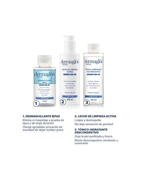 Punto de Salud Kit limpieza facial dermaglós todo tipo de piel oferta