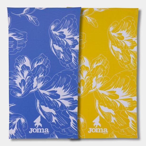 Joma Toalla santa mónica pack 2 azul amarillo oferta