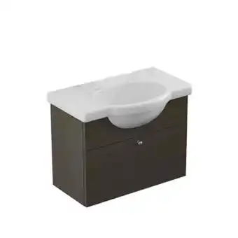Pinturerías Rex Vanitory colgante ferrum venecia 64 cm wengue 1 puerta + bacha 3 orificios oferta