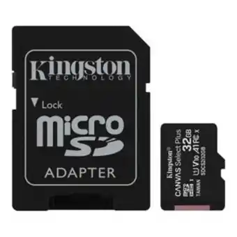 Frávega Memoria sdhc micro 32 gb kingston - canvas select plus cadapt (sdcs232gb) oferta
