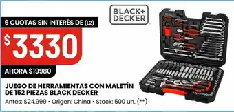 Juego de herramientas black & decker