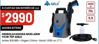 Changomas Hidrolavadora anlu oferta