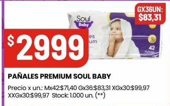 Changomas Pañales premium soul baby oferta