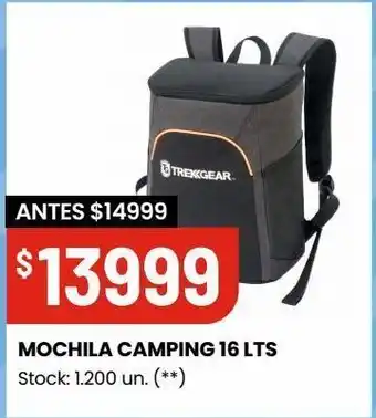 Changomas Mochila camping 16l oferta