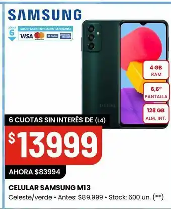 Changomas Celular samsung oferta