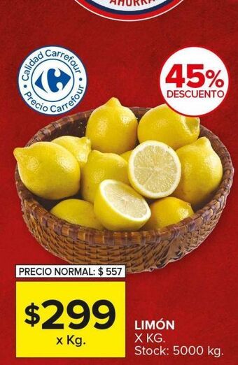 Carrefour Maxi Limón x kg oferta