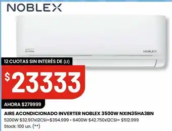 Changomas Aire acondicionado noblex oferta