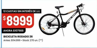 Changomas Bicicleta rodado 26 oferta