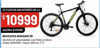 Changomas Bicicleta rodado 29 oferta