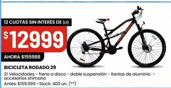 Changomas Bicicleta rodado 29 oferta
