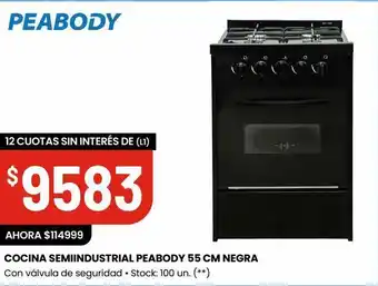 Changomas Cocinas peabody 55cm oferta