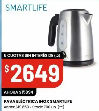 Changomas Pava electrica smartlife oferta