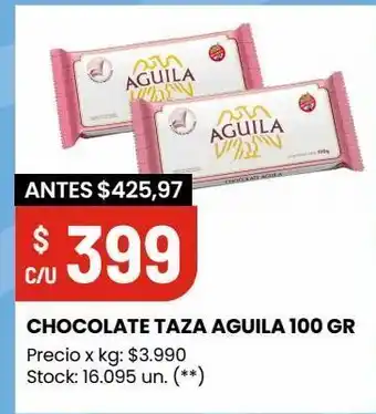 Changomas Chocolate taza aguila 100g oferta