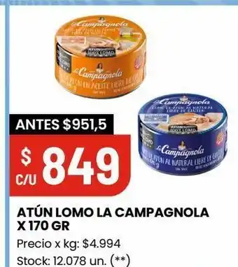 Changomas Atún lomo la campagnola x 170g oferta