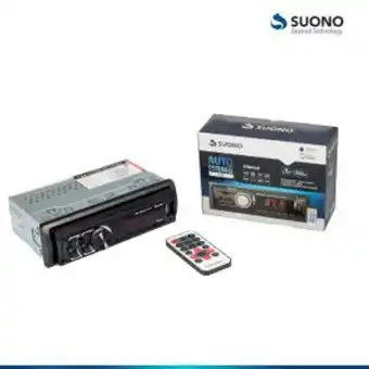 Frávega Estereo automotor usb frente fijo suono bluetooth oferta