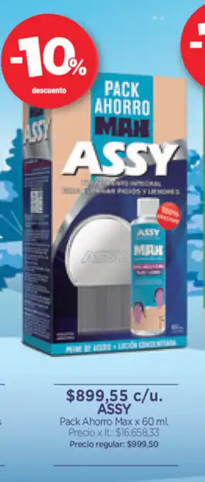 Farmacity Assy Pack Ahorro Max x 60ml oferta