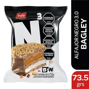 Coto Alfajor bagley chocolate 73.5 gr x 1 uni oferta