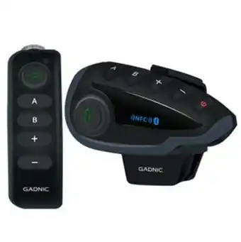 Frávega Intercomunicador moto gadnic g-800 manos libres bluetooth 1200mts hasta 120km/h oferta