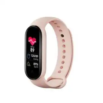 Frávega Reloj inteligente smartwatch suono m7 pulsera rosa oferta