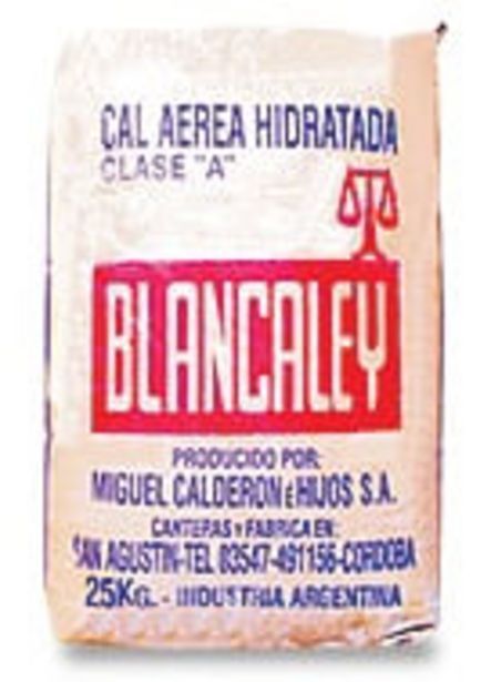 Merlino Cal hidratada blancaley 20kg oferta