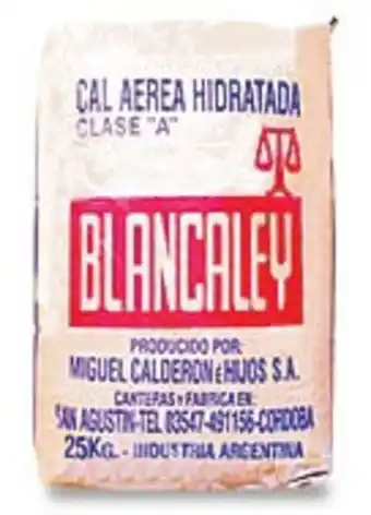 Merlino Cal hidratada blancaley 20kg oferta