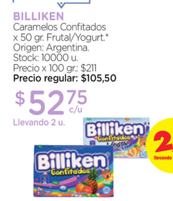 Farmacity Billiken Caramelos Confitados x 50gr oferta