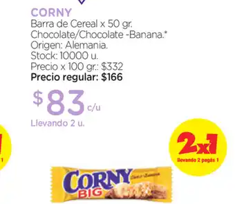 Farmacity Corny Barra de Cereal x 50gr oferta