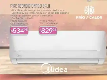 Cuotas del Sur Midea Aire Acondicionado Split Ac9850mi Ac8399mi oferta