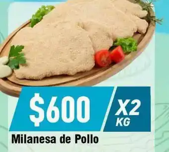 Supermercados Zeta Milanesa De Pollo x 2kg oferta
