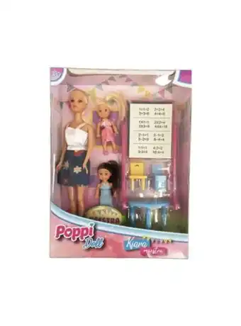 El Mundo del Juguete Muñeca kiara maestra vestido floreado con accesorios oferta
