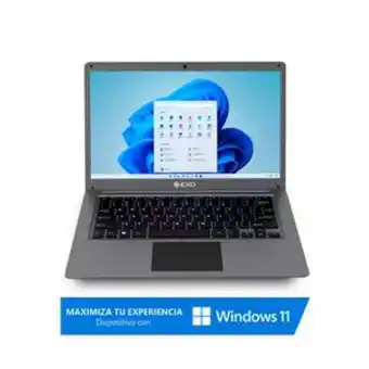 Frávega Notebook exo 14 intel n4020 4gb 128gb ssd t56 windows 11 oferta