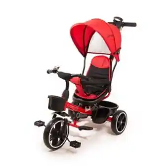 Frávega Triciclo giratorio 360 love 40 rojo con capota oferta
