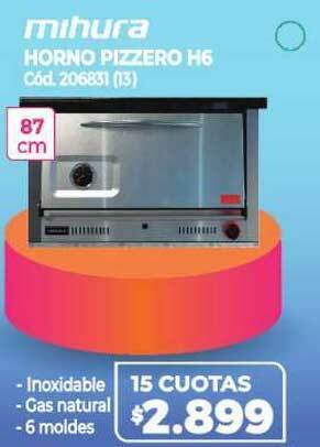 Naldo Lombardi Mihura Horno Pizzero H6 oferta