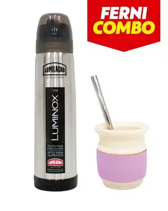 Ferniplast Combo termo lumilagro luminox de acero + mate urbano de regalo oferta